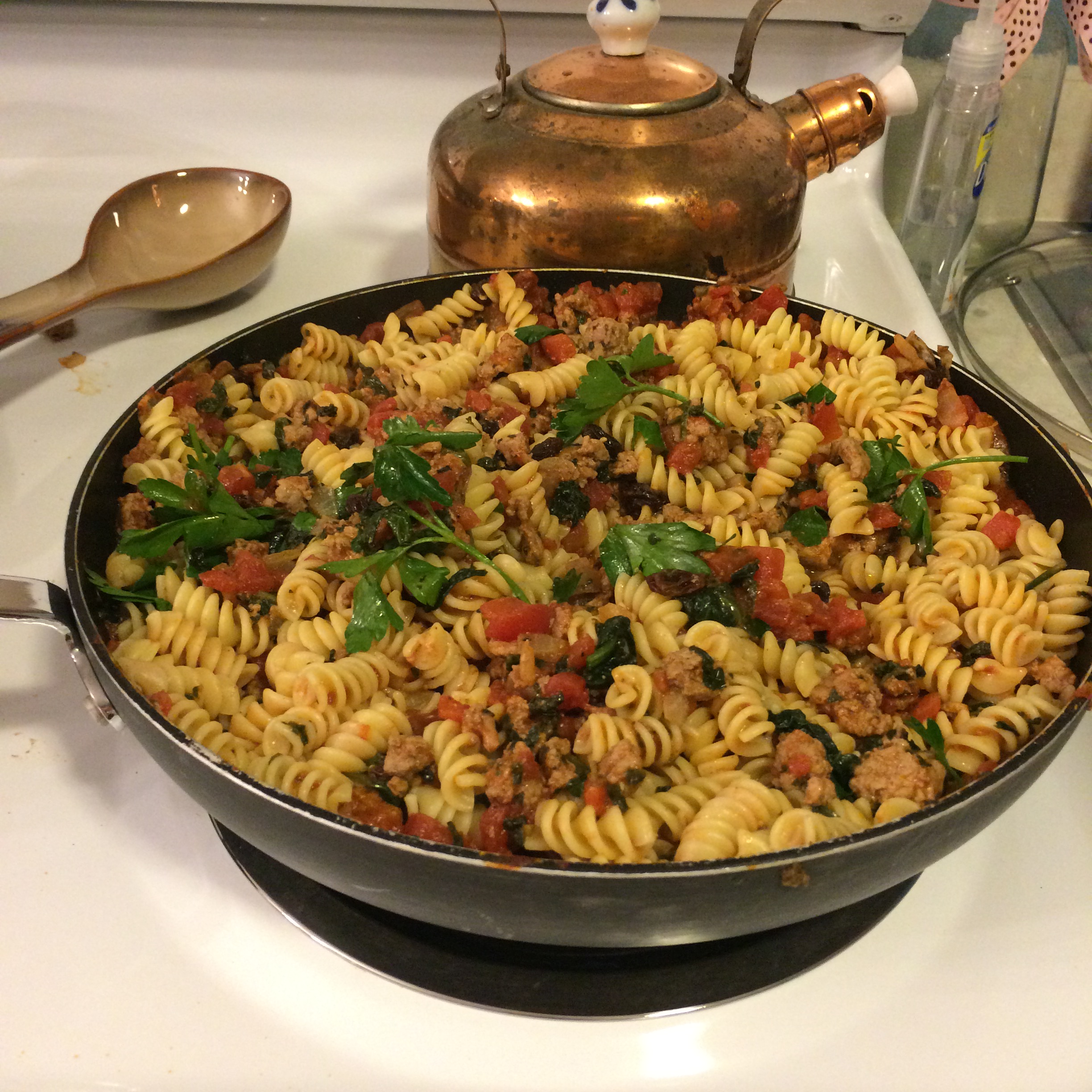 Sicilian Pasta and Meat Sauce