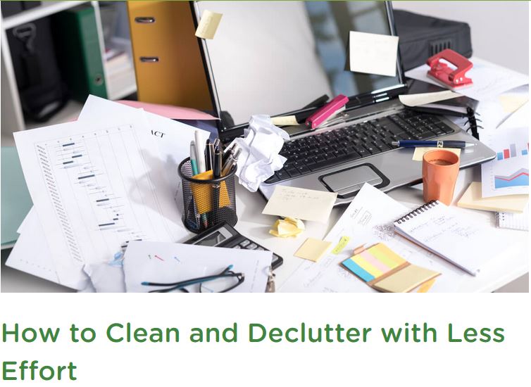 how to clean and declutter